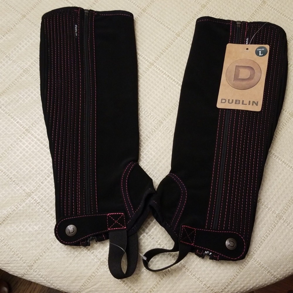 Dublin Easy Care Half Chaps Child Large